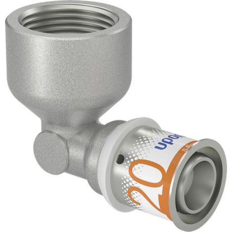 UPONOR S-PRESS PLUS MLC MANCHON COUDÉ 20 X 3/4'' IG 90 GARD 1070541 (1/2)