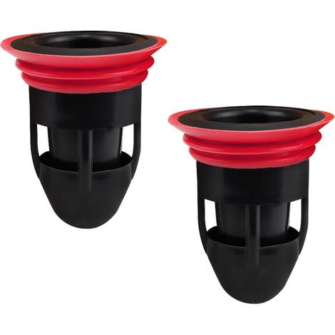 Noyau de vidange en silicone anti-odeurs, vidange désodorisante, noir (2 pièces) (1/5)
