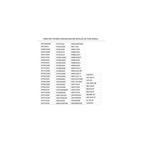 Presostato - sensor de presión para lavadora Beko 5V - 2833830400