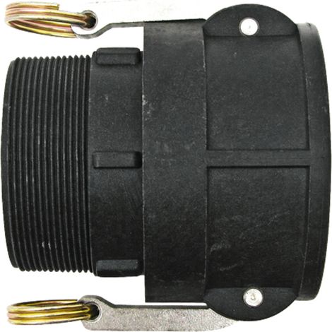 Connettore a tappo in plastica Camlock da 2 pollici DN 2 per linea di irrigazione a goccia 0431514
