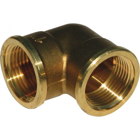 COUDE 90° LAITON 90L FF 3/4''  RENSON