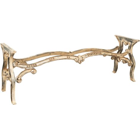 Garden table leg base Solid iron and cast iron structure, ideal for indoors and outdoors. Stone, marble, glass, wood tops (1/5)
