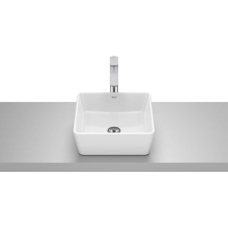LAVABO SOBRE ENCIMERA OPTICA 350X350 BLANCO