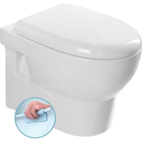 Aqualine Céramique - WC suspendu Absolu, sans rebord, blanc 10AB02002 (1/5)