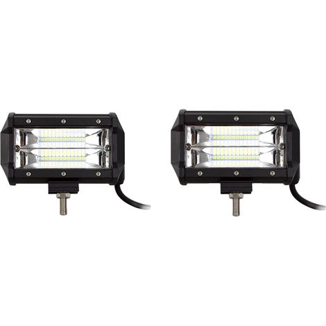 Barre lumineuse LED, faisceau combiné, construction durable, 5inch 72w (1/2)