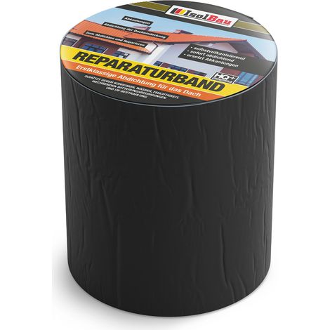 Nastro di riparazione per tetti in butile IsolBau, nero, 150 mm x 10 m (1/5)