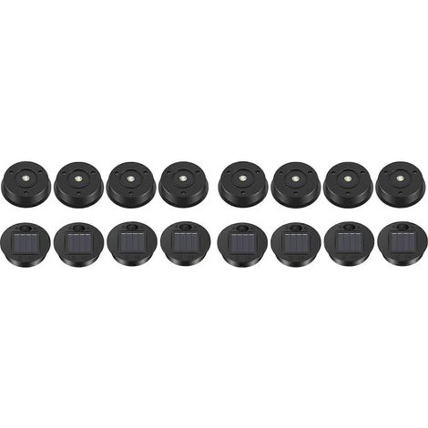 Lot de 16 pièces de rechange pour lanternes solaires, couvercles de lanternes à LED avec panneau solaire pour décoration extérieure suspendue. (1/5)