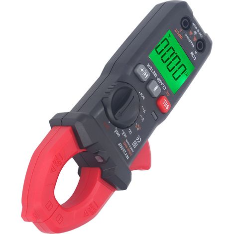 Pince multimètre numérique 4000 points écran LCD rétroéclairé mesure automatique courant tension testeur (1/5)