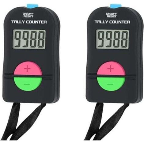 Petit compteur numérique, compteur électronique manuel d'addition et de soustraction, compteur de golf manuel. (1/4)