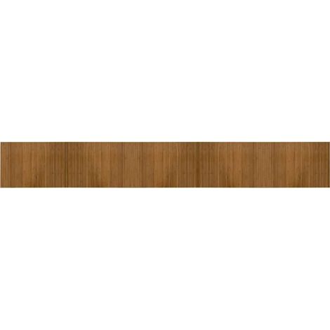 Tapis rectangulaire marron 70x500 cm bambou (1/5)