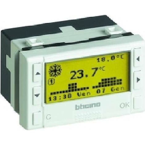 BTicino Cronotermostato Giornaliero/Settimanale AM5721 – Serie Màtix 230 V (1/3)