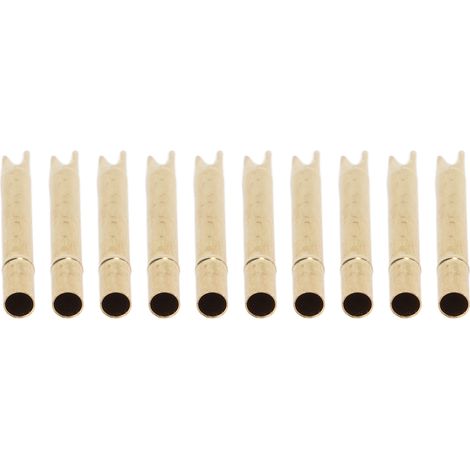 Couvercle de protection pour sonde de test UB189-4S : diamètre de 3,55 mm, longueur de 34 mm, couvercle de protection pour sonde de test en laiton plaqué or. (1/5)
