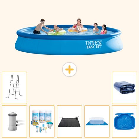Intex Piscine Easy Set Ronde - 457x84 cm - 8-pièces S20284 (1/5)