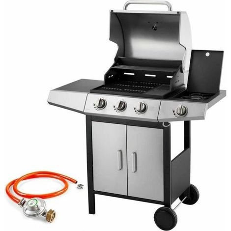 Fieldmann FZG 3010 Gasgrill grau mit 4 Brennern