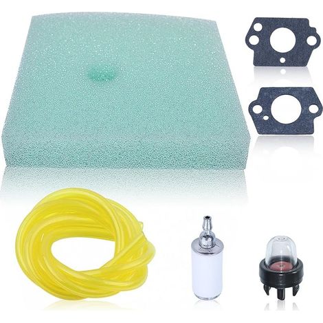 Kit de joint Poire d'amorçage de conduite de filtre à air 537186301 pour Husqvarna 123C 123L 123LD 223L 223R 322L 323C 323E 323HE 323L 323LD 323P4 323R 323RJ 325C 325CX 325E 325HDA 325RX 326C 326L (1/5)