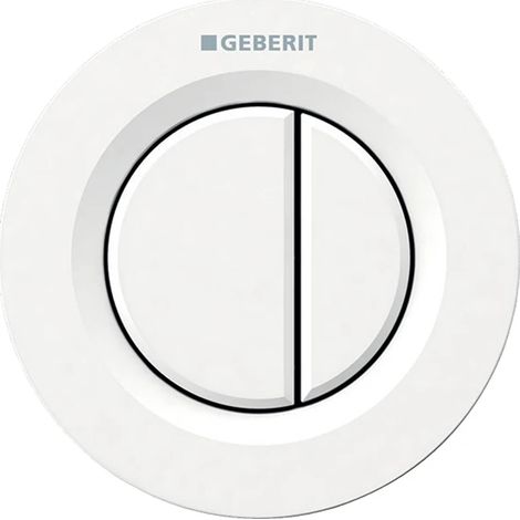 COMANDO PNEUMATICO 01 DOPPIO TASTO VERSIONE INCASSO Bianco GEBERIT 116.043.11.1