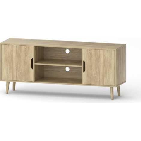 SKANDINAVISCHER DESIGN TV-SCHRANK - 110 X 29 X 47 CM (1/3)