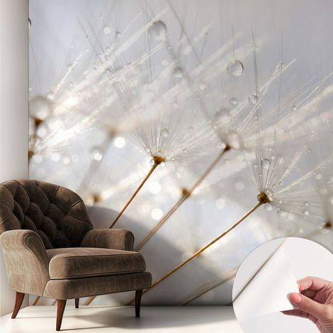 Selbstklebend Tapete modern - Wanddeko für Küche - Klebefolie Wand - luxus Look Taubkraut 250x250 cm (1/5)