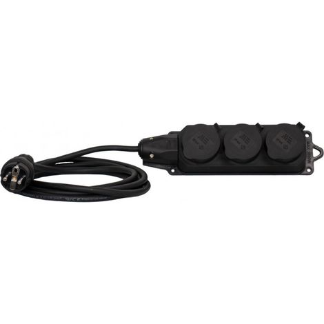 Rallonge en caoutchouc 3x230V OW (H05RR-F) 3x1,5-3m ONNLINE