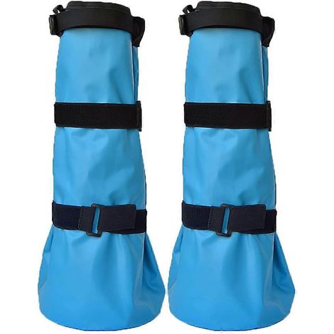 Lot de 2 bottes de trempage pour sabots, bottes de trempage pour chevaux, sacs de trempage pour chevaux, bandages pour sabots et sacs de soin des sabots. (1/5)