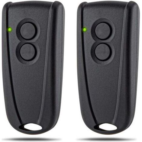 QORVA-2 pièces Télécommande d'ouverture de Garage pour EcoStar RSC2-433 RSE2-433, télécommande de Porte pour Hormann EcoStar Liftronic 500/700/800 pour Portronic D2500/D5000/S4000 (1/4)