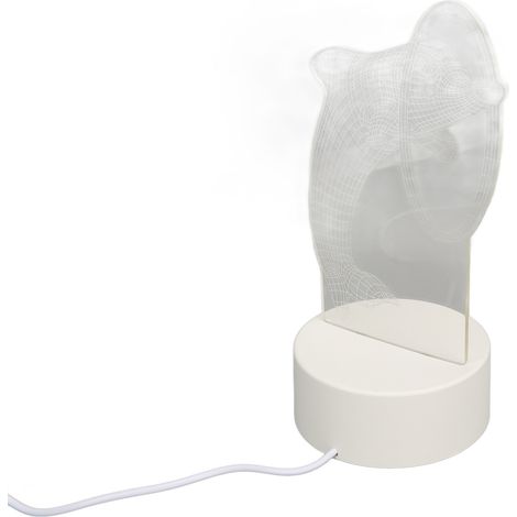 Innovatives 3D-USB-Nachtlicht, Delfin-Bett-/Schreibtischlampe für Wohnzimmer und Schlafzimmer (1/5)