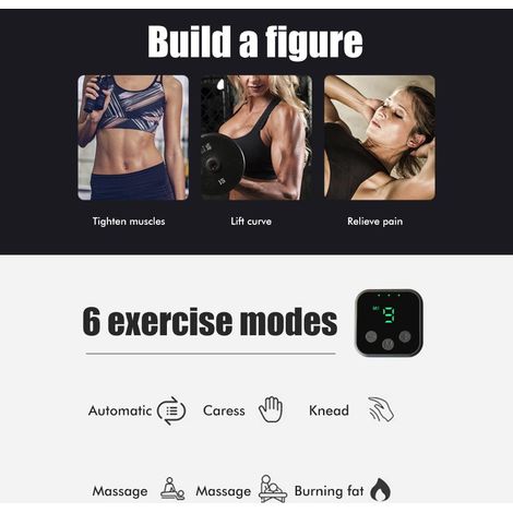 [Yuexinghui] Appareil de fitness intelligent : unité principale de chargement, masseur abdominal EMS, équipement de fitness à domicile, patchs pour muscles abdominaux, ceinture abdominale, 1 unité pri (1/4)