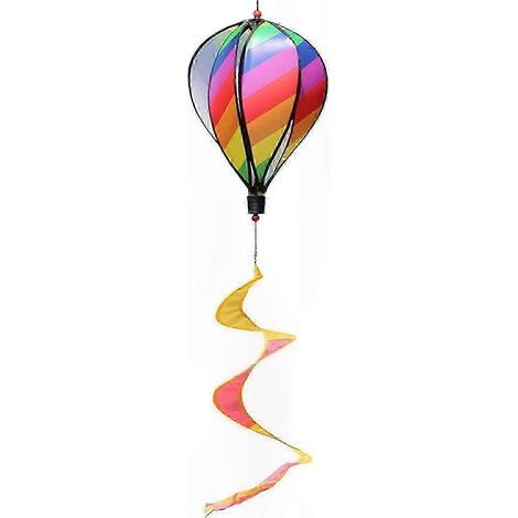 Décoration de jardin rotative en métal, mobile suspendu coloré pour extérieur, sphère éolienne pour terrasse et parc, ornement de pelouse (1/5)