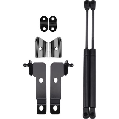 Kit di supporto per il cofano anteriore per modelli Frontier, Navara D40 e Pathfinder dal 2004 al 2018, con supporto di sollevamento ad ammortizzatore pneumatico.