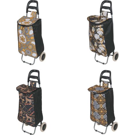 CARRELLO SPESA CATENE 2 RUOTE 4 COLORI ASSORTITI (1/5)