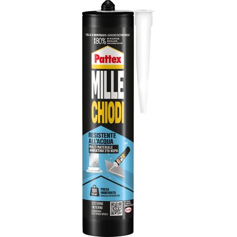 Colla di Montaggio Millechiodi Water Resistent 450 Gr Pattex in Cartuccia (1/5)