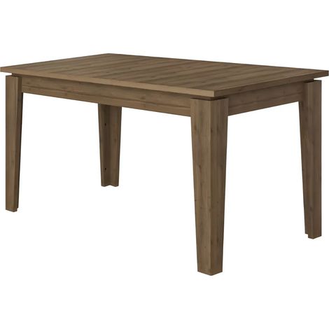 Tavolo Allungabile Pranzo Rettangolare 140-190x80 Noce Effetto Legno