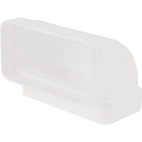 GOMITO 90° RETTANGOLARE VERTICALE - 55 x 110 mm