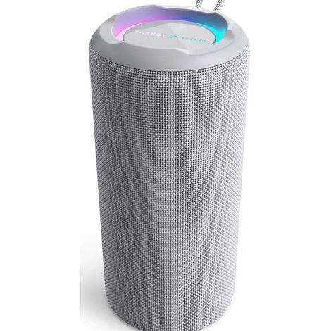 Energy Sistem Soundbliss Altavoz Bluetooth Potente 40W y Portatil TWS 12H Autonomia IPX6 Resistente al Agua Sostenible Plastico Reciclado Luces LED USB y MicroSD para Exterior e Interior Cloud