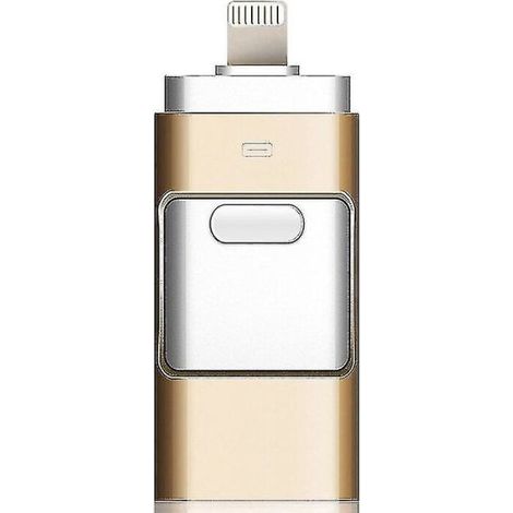 64 Go Mémoire de Stockage USB 3 en 1 Clé OTG pour iPhone iPad Android PC - Or 64 Go (1/3)