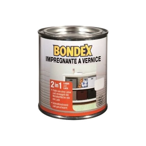 BONDEX Vernice effetto impregnante 2in1 ANTRACITE per legno interno 375ml (1/5)