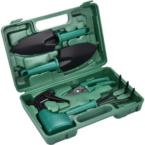 Gartenwerkzeugset für Zimmer- und Gartenpflanzen, komplettes Set kleiner Werkzeuge, ideales Geschenk für Gartenliebhaber