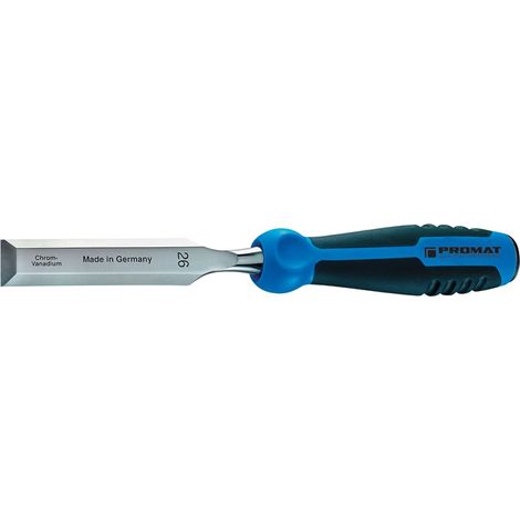 PROMAT Stechbeitel Schneidenbreite 24 mm mit Schlagkappe CV-Stahl (1/2)