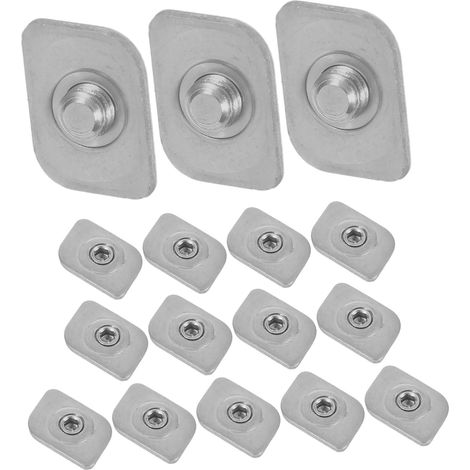 Lot De 16 Butées De Fenêtre En Acier Inoxydable Verrous De Sécurité Pour Fenêtre Argent (1/5)