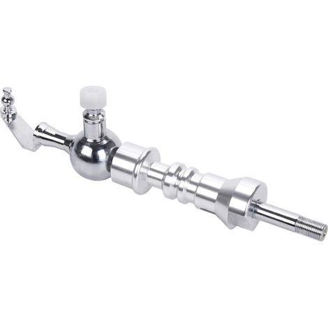Short-throw gearshift lever for Audi A3, S3, Golf 4, Golf 5, and Jetta - Silver (1/4)