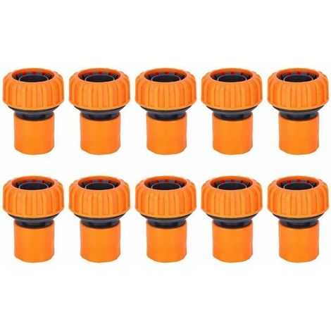 10 pezzi di connettori per tubo da giardino in plastica a sgancio rapido, kit di sgancio rapido per tubo da giardino, raccordi e adattatori per tubo da giardino per irrigazione da giardino (1/4)
