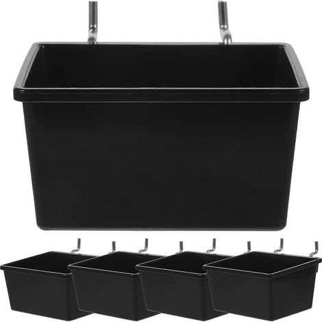 Set mit 5 Aufbewahrungsboxen für Lochwände – Aufbewahrungsboxen für Werkstatt und Garage – Mehrzweckboxen – Wandorganizer für Lochwände (1/5)