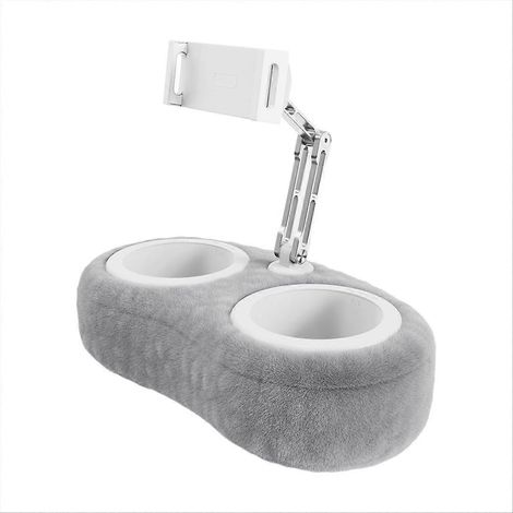 Support d'écran avec coussin, rotatif et réglable en hauteur, support paresseux pour tablette, modèle C (1/5)