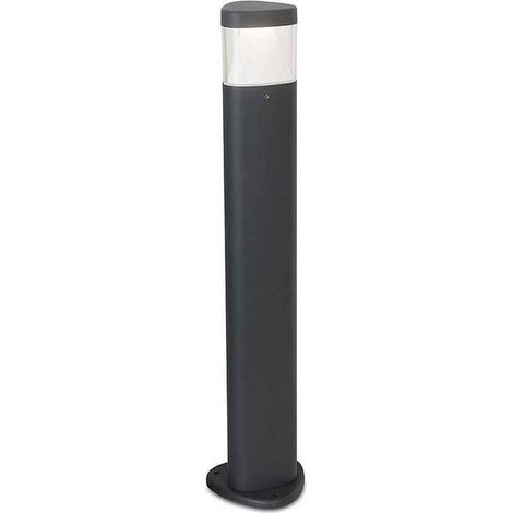 Forlight Arrow - Baliza de Exterior LED 6.6W y 537lm con Luz Cálida 3000K. Diámetro 10.5cm. Estructura de Aluminio. Uso Exterior IP65. Color Negro