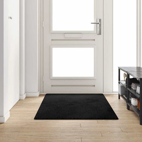 vidaXL  Carpet Runner  Black 100 x 200 cm 100% Polypropylene Tuft