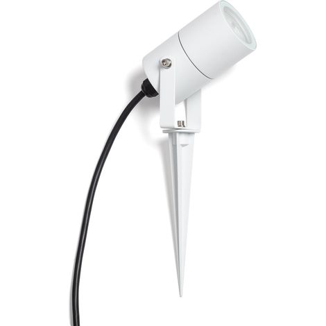 LED Strahler Aussen GU10 aus Aluminium mit Erdspieß Telaga Weiß (1/5)
