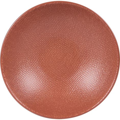 Table Passion - Assiette creuse Vésuvio terra 19 cm (lot de 6)