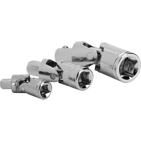 Stück Universalgelenk-Adapter aus hochglanzpoliertem, gehärtetem CR-V-Stahl, 1/4 Zoll, 3/8 Zoll, 1/2 Zoll (1/5)