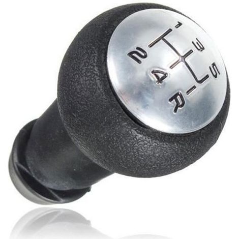 Pommeau de Levier de Vitesse - - PEUGEOT 106 206 306 406 107 207 307 407 - ABS - Noir - 9cm (1/4)
