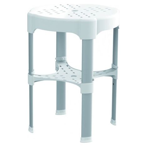 Sgabello Regolabile Da Bagno Bianco PR-STA-PP-BX